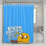 bacon pancakes jack adventure time shower curtains 0