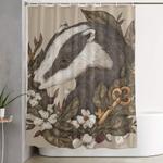 badger shower curtain 0