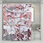 baker mayfield shower curtains 0