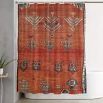 bakhshaish azerbaijan northwest persian carpet print shower curtain 0