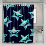 balloon star shapes hologram shower curtains 0