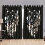 barber shop blackout thermal grommet window curtains hairdress gift blackout window curtains 100 polyester 417 1079 0