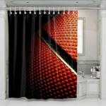 basketball cinematic scene shower curtains 0