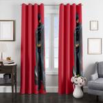 batman couple robin window curtains 0