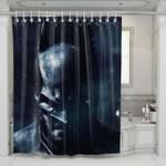 batman flare dark shower curtains 0