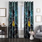 batman happy pin window curtains 0