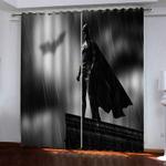 batman pattern curtains blackout window drapes 0