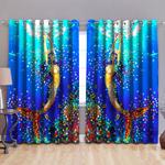 be a mermaid and make waves window curtains ocean princess mermaid myth blackout window curtains 100 polyester 417 1079 0