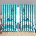 be a mermaid and make waves window curtains swimming princess mermaid blackout window curtains 100 polyester 417 1079 0