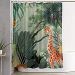 beautiful forest v shower curtain 0
