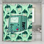 beemo adventure time shower curtains 0