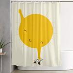 belly rub shower curtain 0