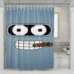 bender robot shower curtains 0