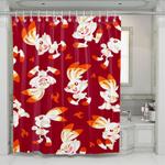 bersiris species of pokemon shower curtains 0