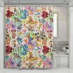 best character from disney animation shower curtains 0