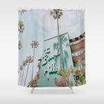 beverly hills los angeles california shower curtain 0