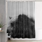 big bear 4 shower curtain 0