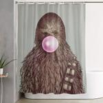 big chew shower curtain 0