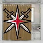 big nhl team vgk logo icon shower curtains 0