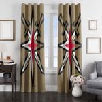 big nhl team vgk logo icon window curtain 0