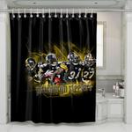 big player of pittsburgh steelers shower curtains 0