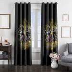 big player of pittsburgh steelers window curtain 0