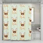 birthday dog shower curtains 0