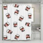 bittersweet nutella chocolate shower curtains 0