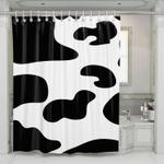 black and white cow pattern shower curtains 0