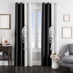black and white family guy baby window curtain 0