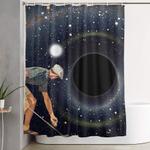 black hole in one shower curtain 0