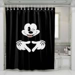 black mickey mouse shower curtains 0