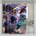 black panther marvel heroes shower curtains 0