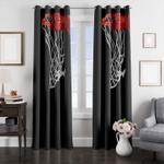 black ring for nba window curtain 0
