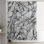 black white jungle decor buyart shower curtain 0