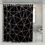blackpink pattern triangle shower curtains 0