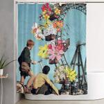bloomed joyride shower curtain 0