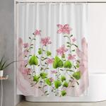 blooming hands shower curtain 0