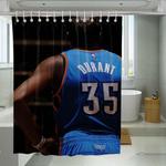 blue durant kevil thunder shower curtains 0