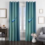 blue nike window curtains 0