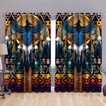 blue thunderbird native american window curtains wildlife of animal blackout window curtains 100 polyester 417 1079 0