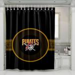blur pirates football team logo shower curtains 0