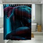 bodysuit glowing spiderman far from home shower curtains 0