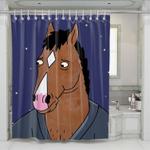 bojack horseman sad shower curtains 0