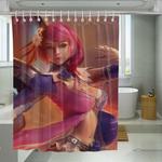 bosconovitch alisa from tekken seven shower curtains 0