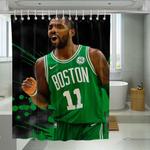 boston kyrie irving nba player shower curtains 0