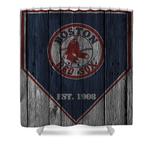 boston red sox shower curtain 0