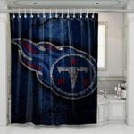 break the wall of titans shower curtains 0
