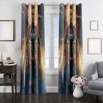 brie larson as captain marvel window curtains 0