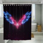 brightness logo devil may cry shower curtains 0